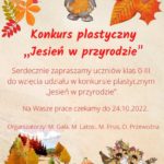 Konkurs plastyczny „Jesień w przyrodzie”