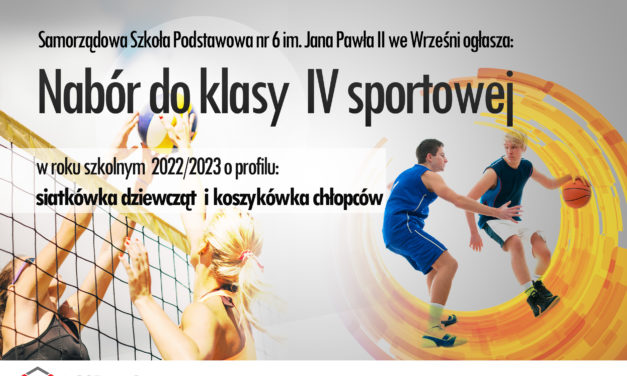 Zapisy do klasy 4 sportowej