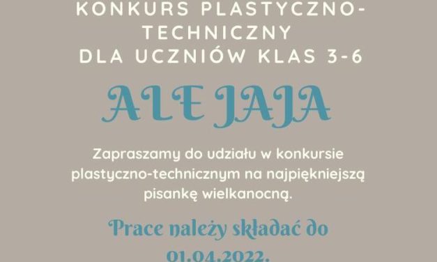 Konkurs „ALE JAJA”