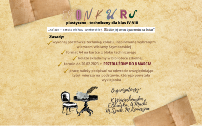 Konkurs – Kolaże – sztuka Wisławy Szymborskiej