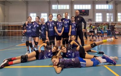 Nasze radosne siatkarki Vs w Gostyniu