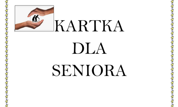 Kartka dla seniora