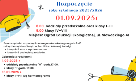 Inauguracja roku szkolnego 2025/2026