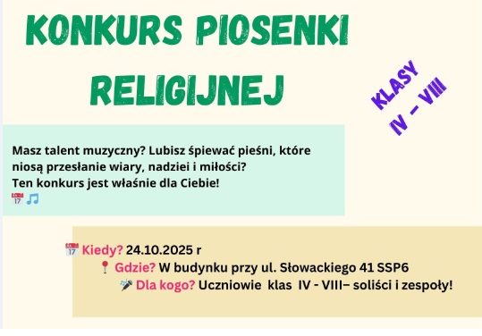 Konkurs piosenki religijnej
