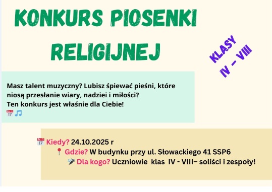 Konkurs piosenki religijnej