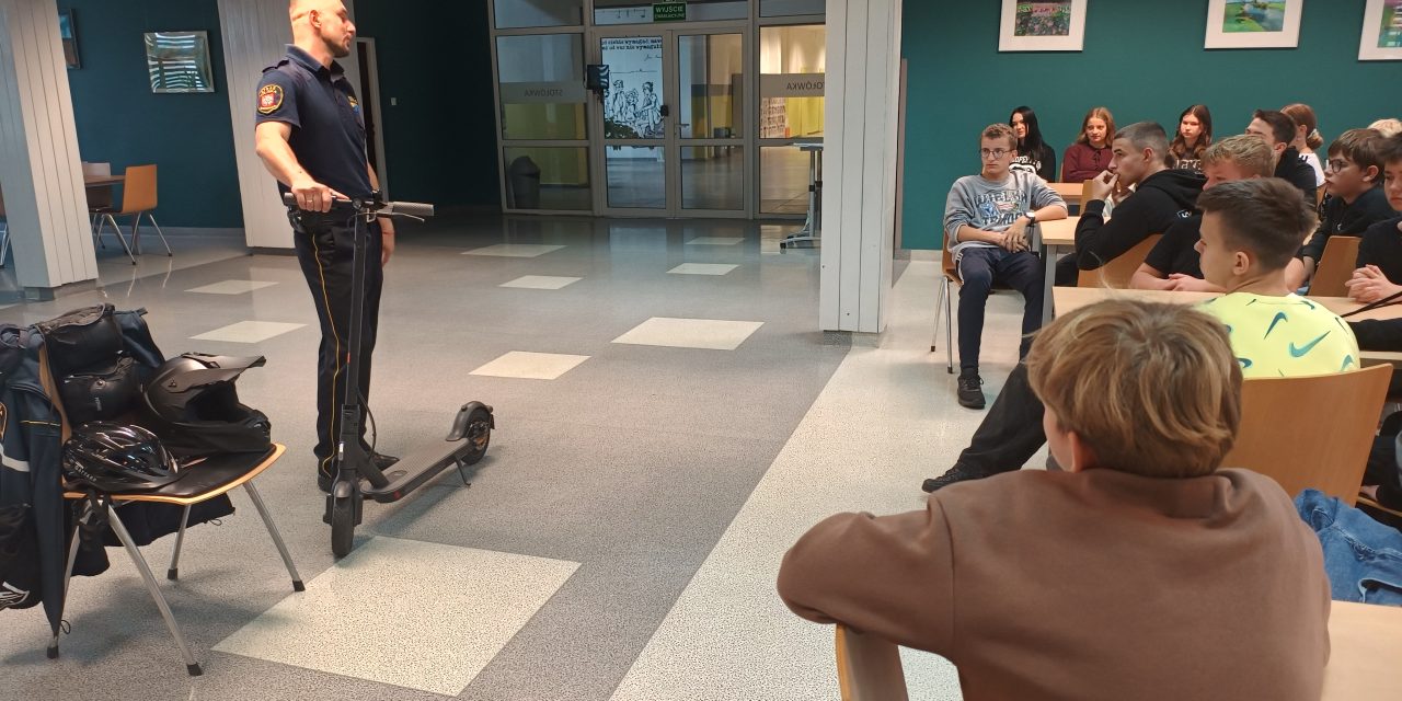 Odblaskowa szkoła ze Strażą Miejską