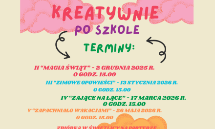 Kreatywnie po szkole