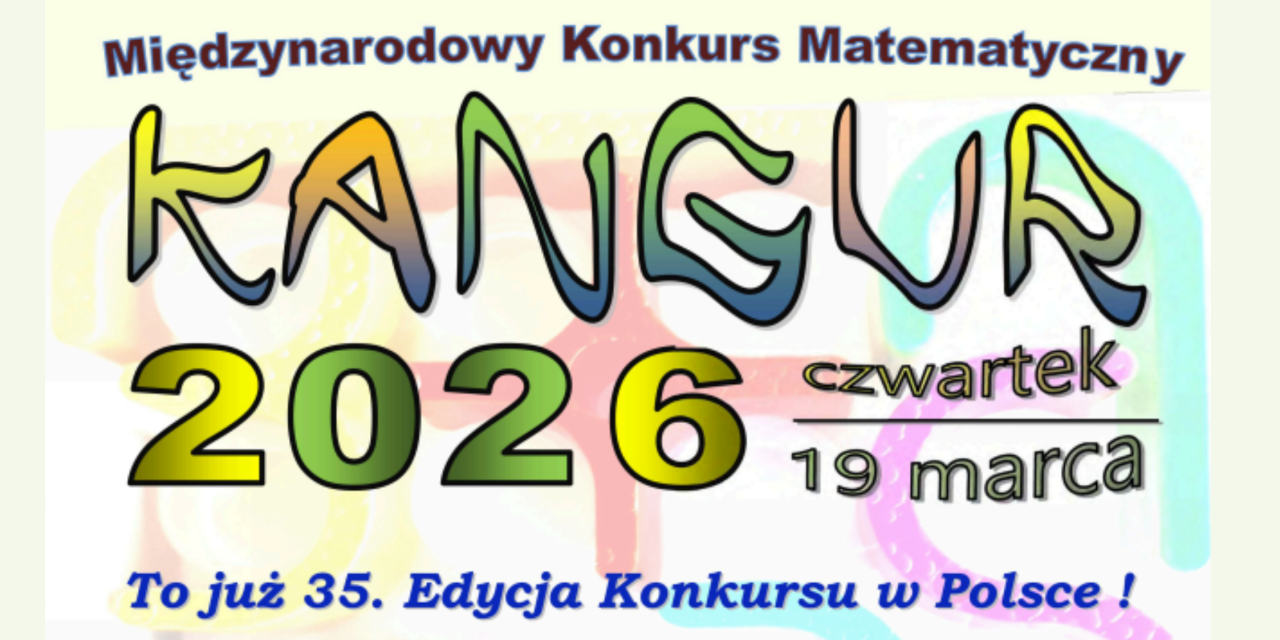 Konkurs „Kangur Matematyczny”– zapisy 