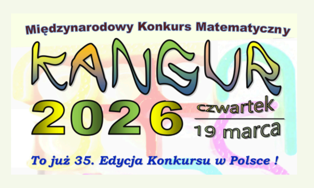 Konkurs „Kangur Matematyczny”– zapisy 