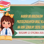 Rekrutacja – zapisy do szkoły na rok szkolny 2026/2027