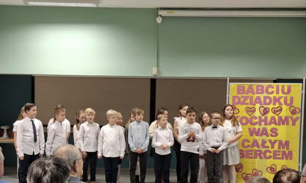 Dzień Babci i Dziadka w klasie 3A