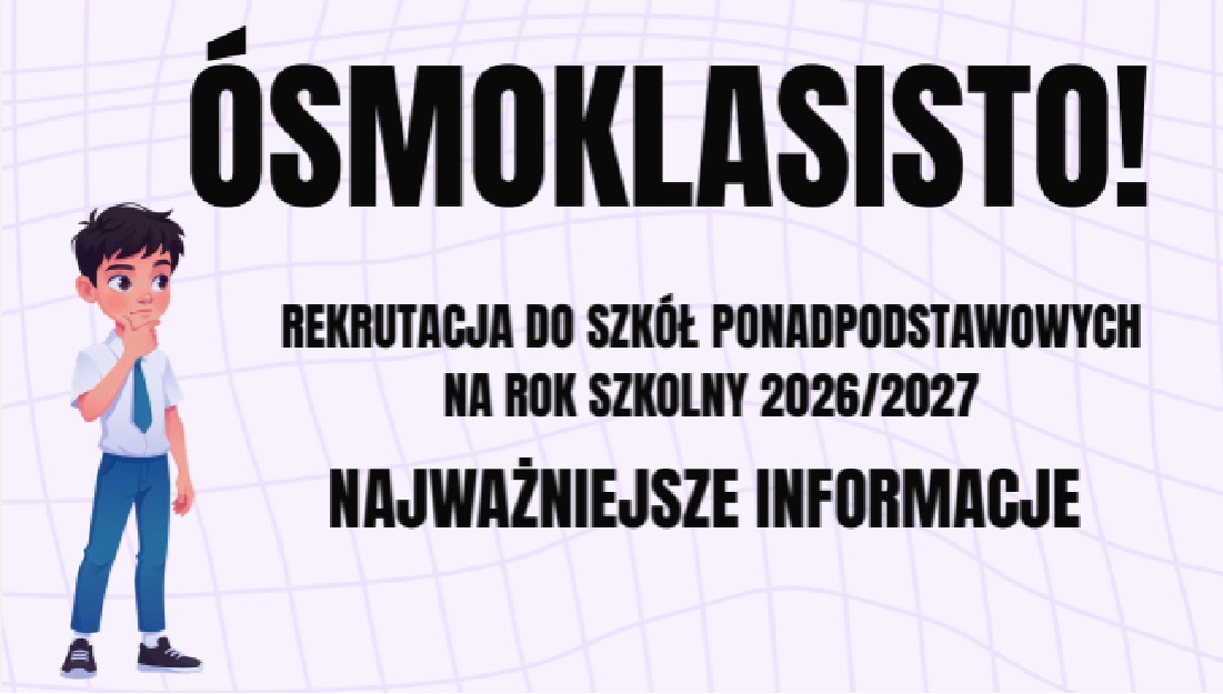 Ulotka dla ósmoklasisty