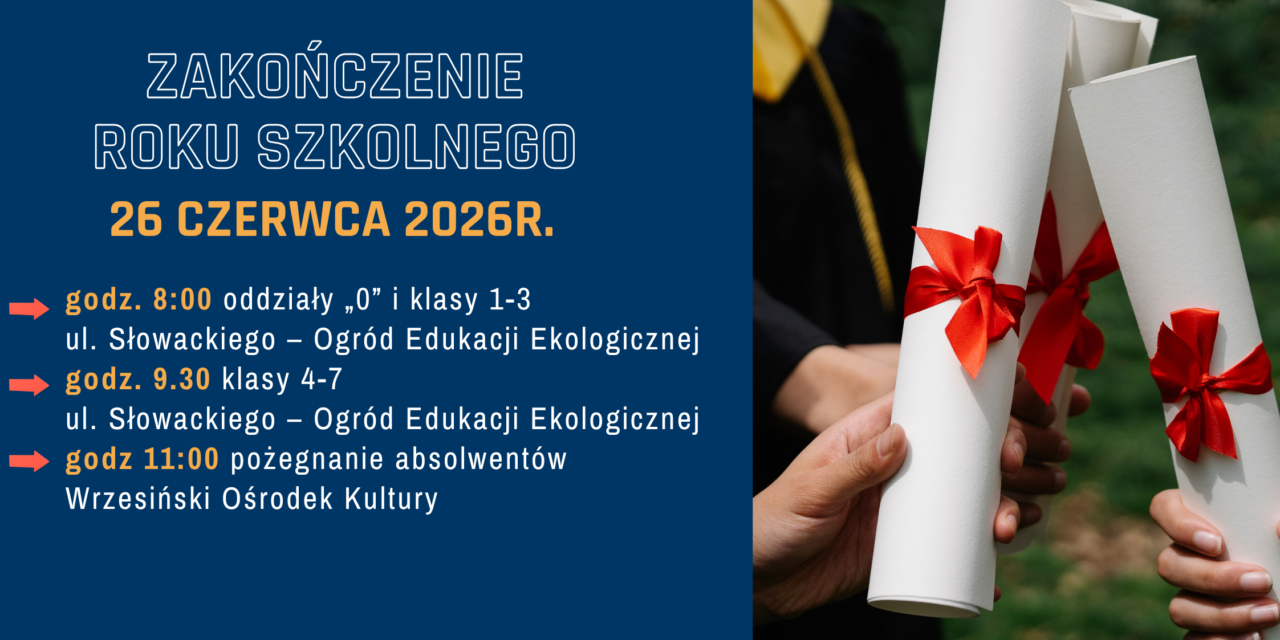 Zakończenie roku szkolnego