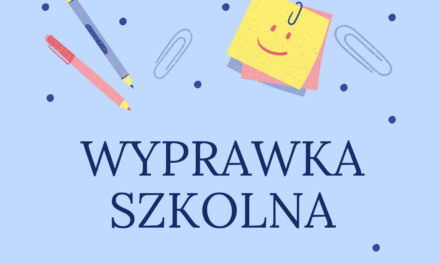 Wyprawka szkolna na rok 2026/2027