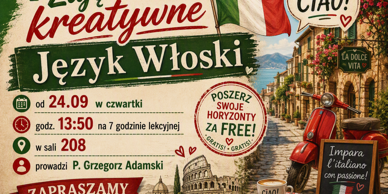 Zajęcia kreatywne – język włoski