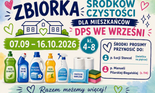 Zbiórka środków czystości