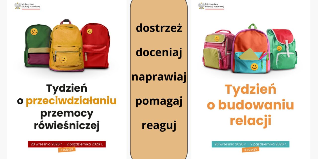 Tydzień o Przeciwdziałaniu Przemocy Rówieśniczej